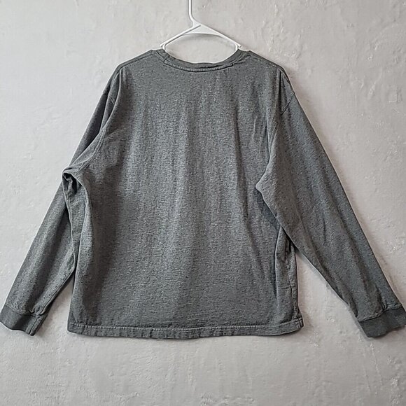 Eddie Bauer Men's Long Sleeve Shirt Size XL Crew Neck Pullover Knit Gray Outdoor - Picture 4 of 13